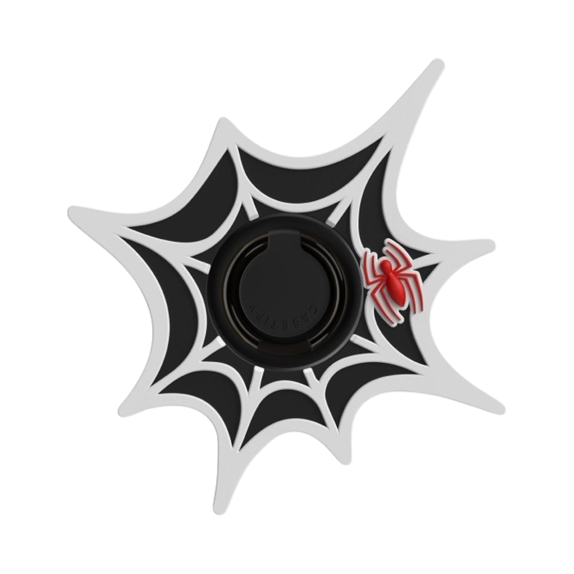 케이스티파이 x 마블 스파이더 웹 링 홀더 블랙(Casetify x Marvel Spider-Web Ring Holder Black) - 1