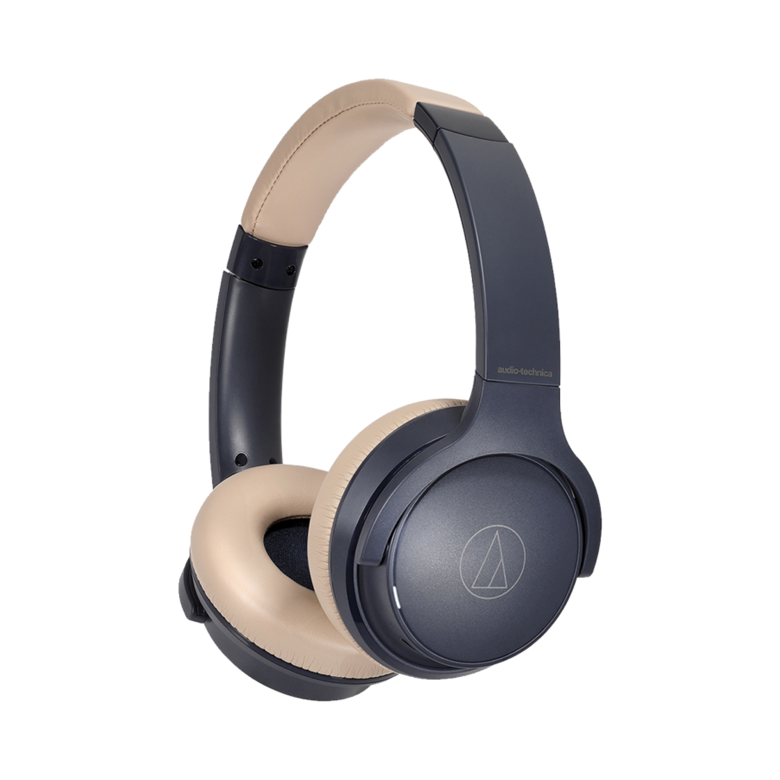 ATH-S220BT Navy Beige Audio-Technica ATH-S220BT Wireless Headphones Navy Beige