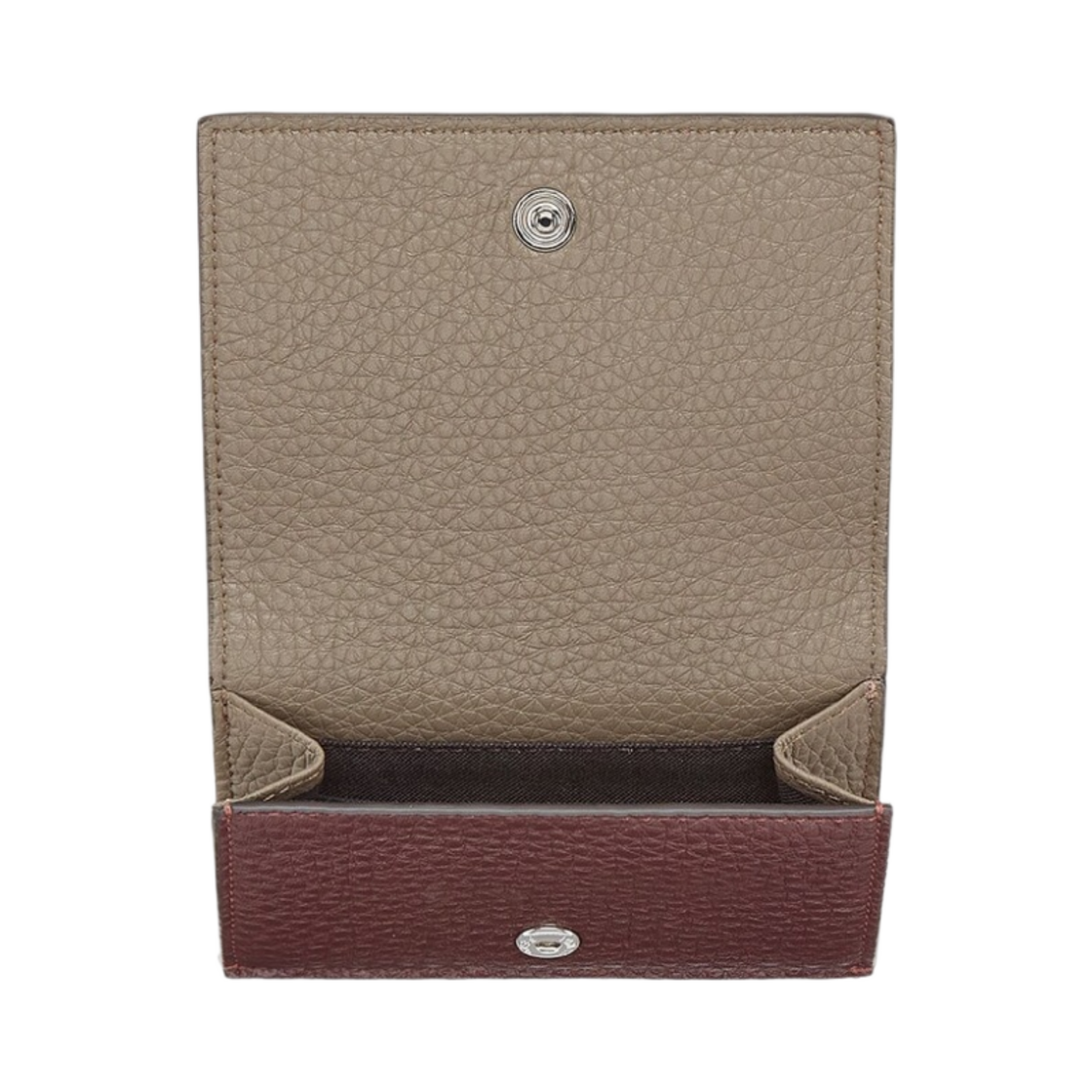 펜디 바게트 레더 트라이폴드 지갑 버건디(Fendi Baguette Leather Tri-Fold Wallet Burgundy) - 3