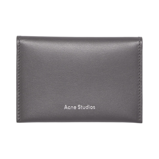 CG0099-AA3 Acne Studios Bi-Fold Card Holder Dark Grey