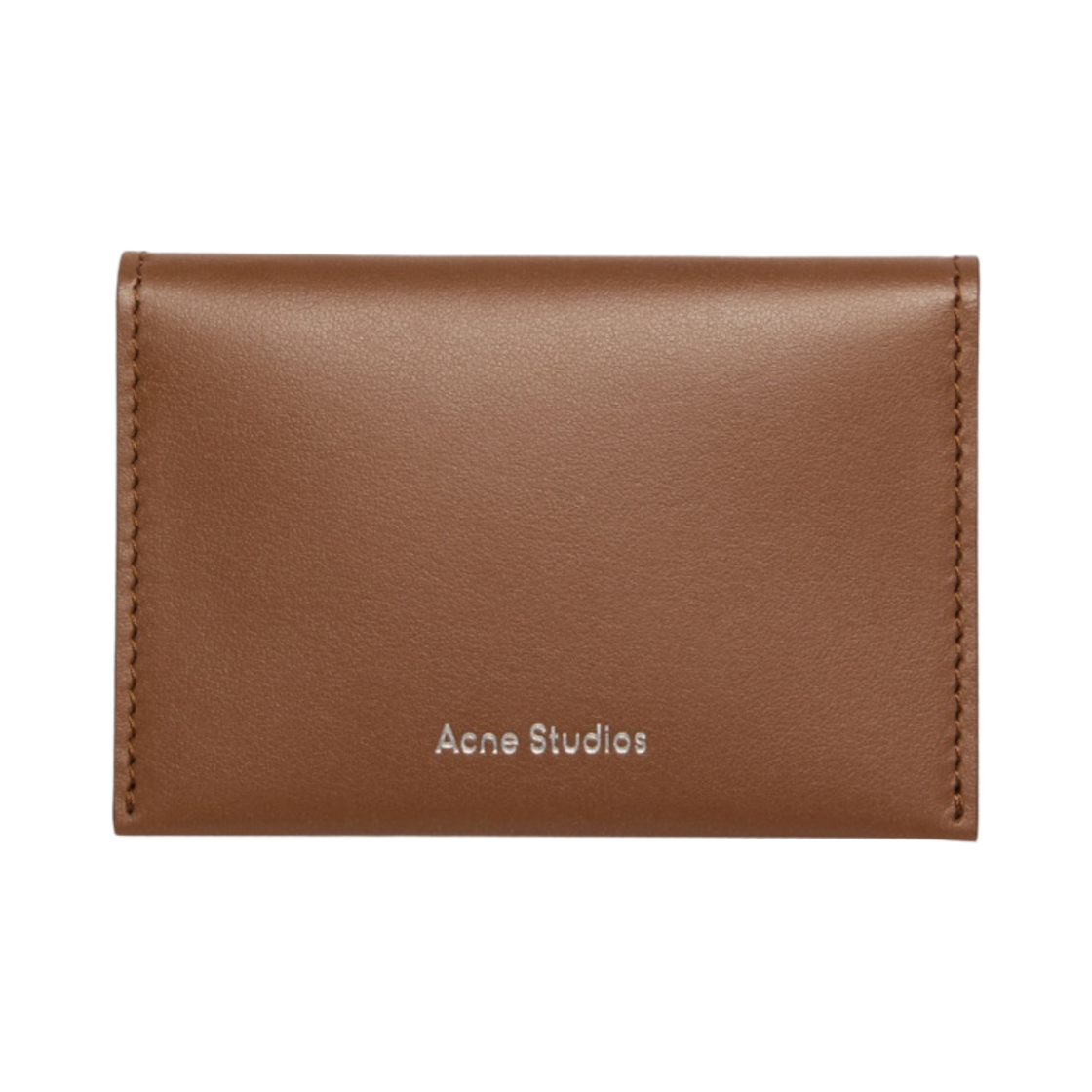 아크네 스튜디오 바이폴드 카드 홀더 카멜 브라운(Acne Studios Bi-Fold Card Holder Camel Brown)