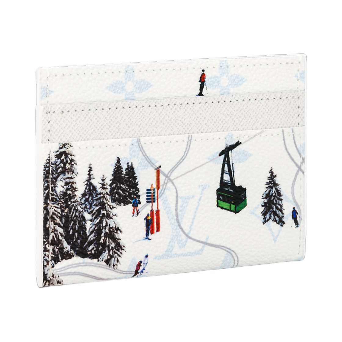 루이비통 더블 카드 홀더 스키 화이트(Louis Vuitton Double Card Holder Ski White) - 2