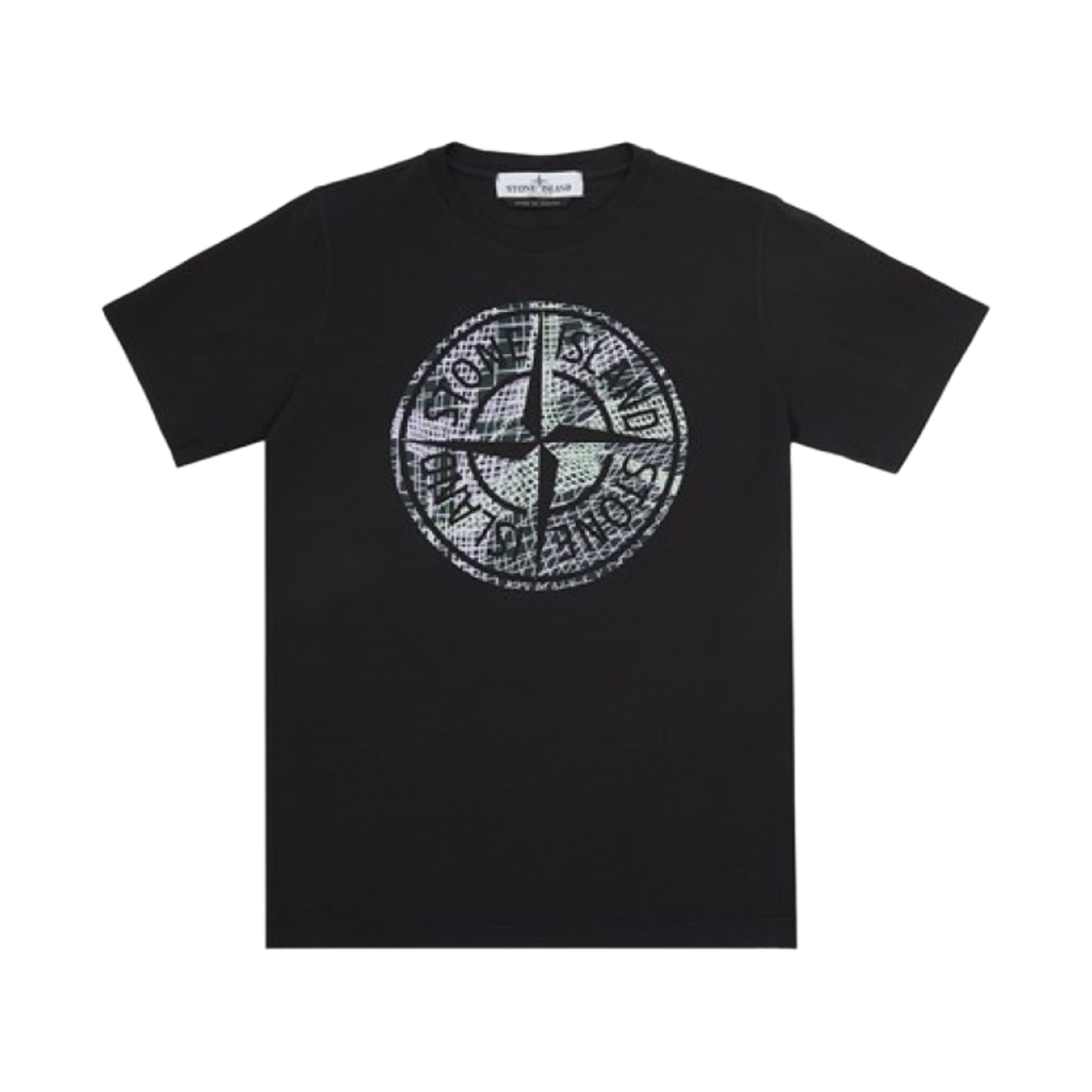 (키즈) 스톤 아일랜드 21072 ‘카모 원' 프린트 티셔츠 블랙 - 23SS((Kids) Stone Island 21072 'Camo One' Print T-Shirt Black - 23SS) - 1