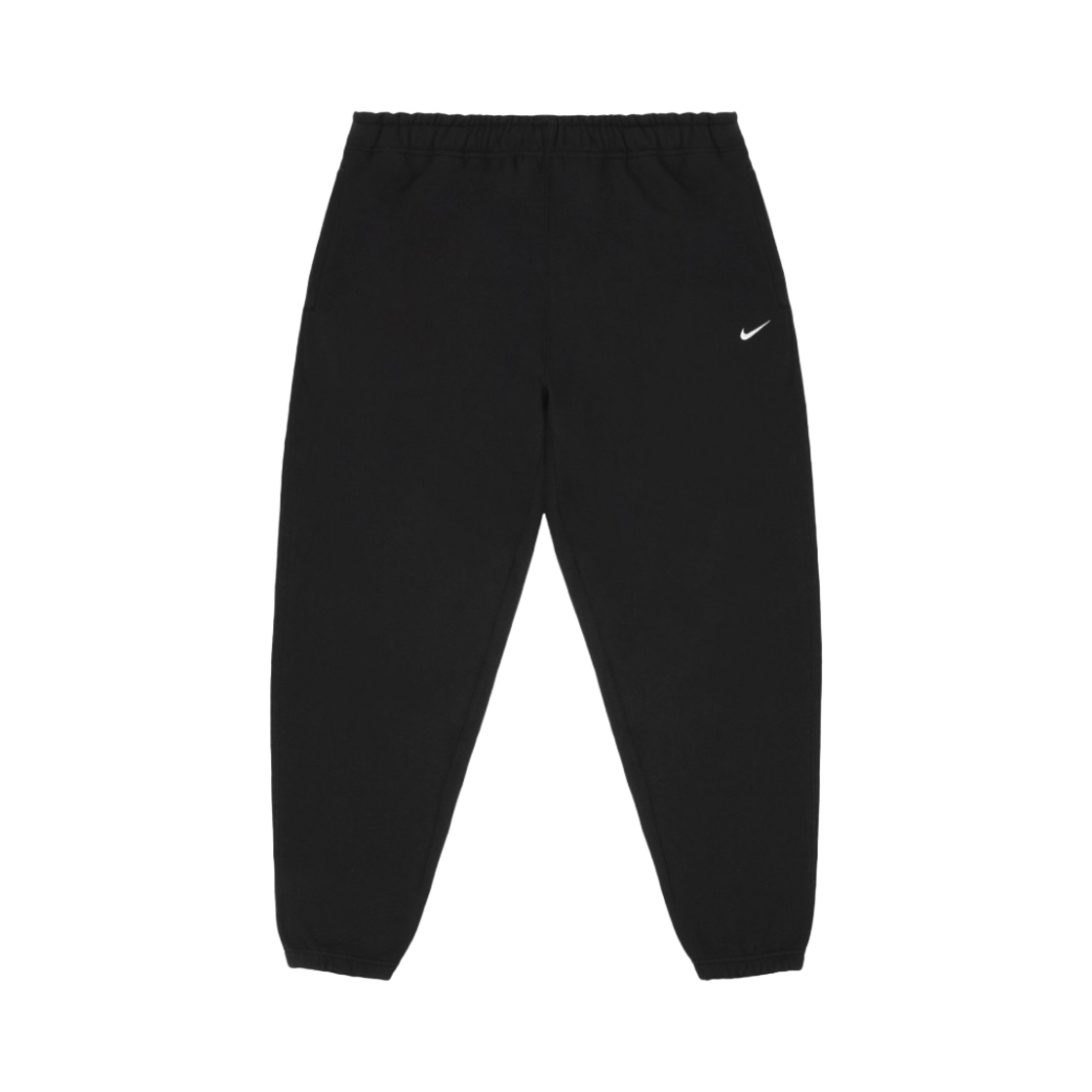 나이키 NRG 솔로 스우시 플리스 팬츠 블랙 화이트 - 아시아(Nike NRG Solo Swoosh Fleece Pants Black White - Asia)