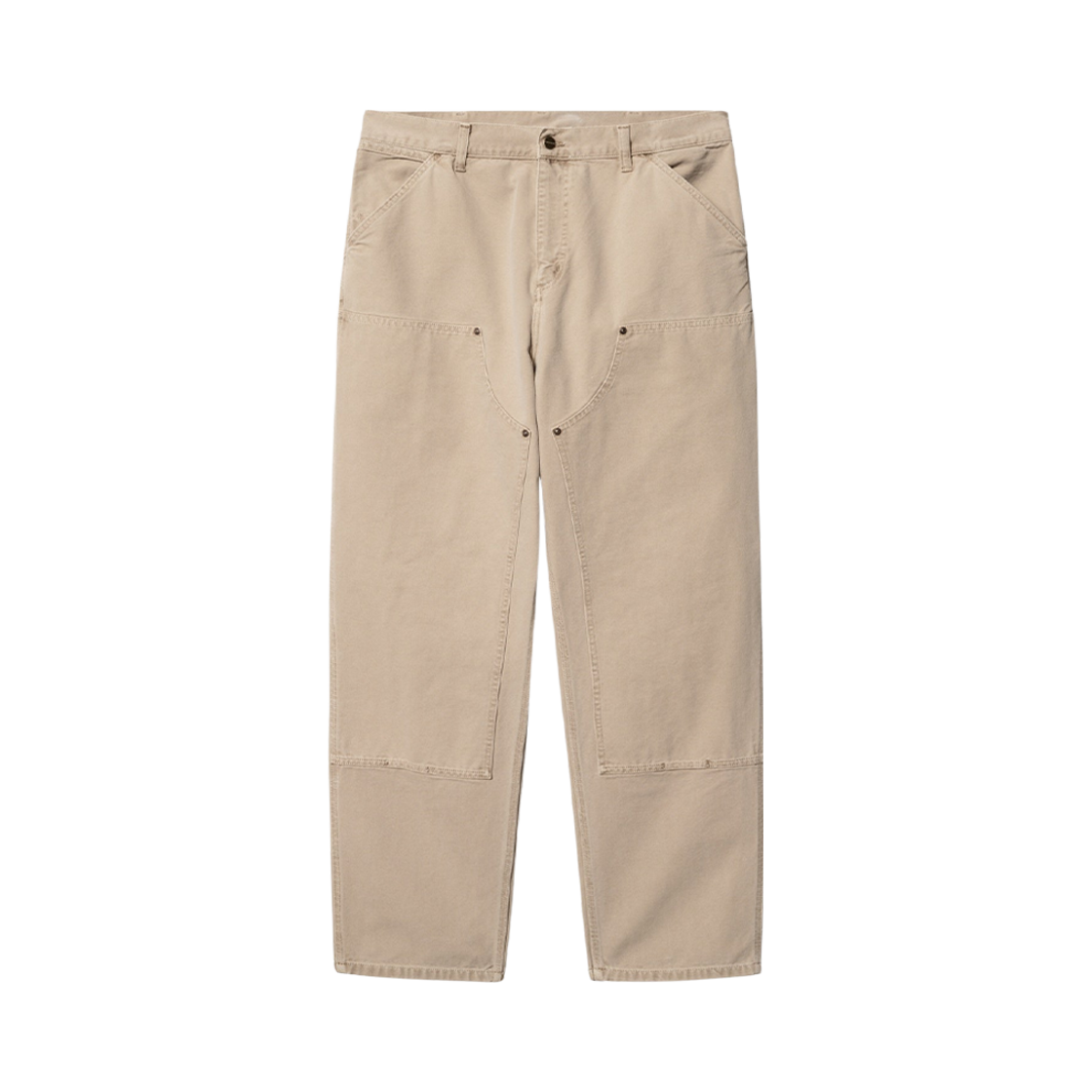 칼하트 WIP 디어본 캔버스 페이디드 더블 니 팬츠 더스티 해밀턴 브라운(Carhartt WIP Dearborn Canvas Faded Double Knee Pants Dusty Hamilton Brown) - 1