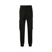 Juun.J Garment Dyed String Cargo Jogger Pants Grey