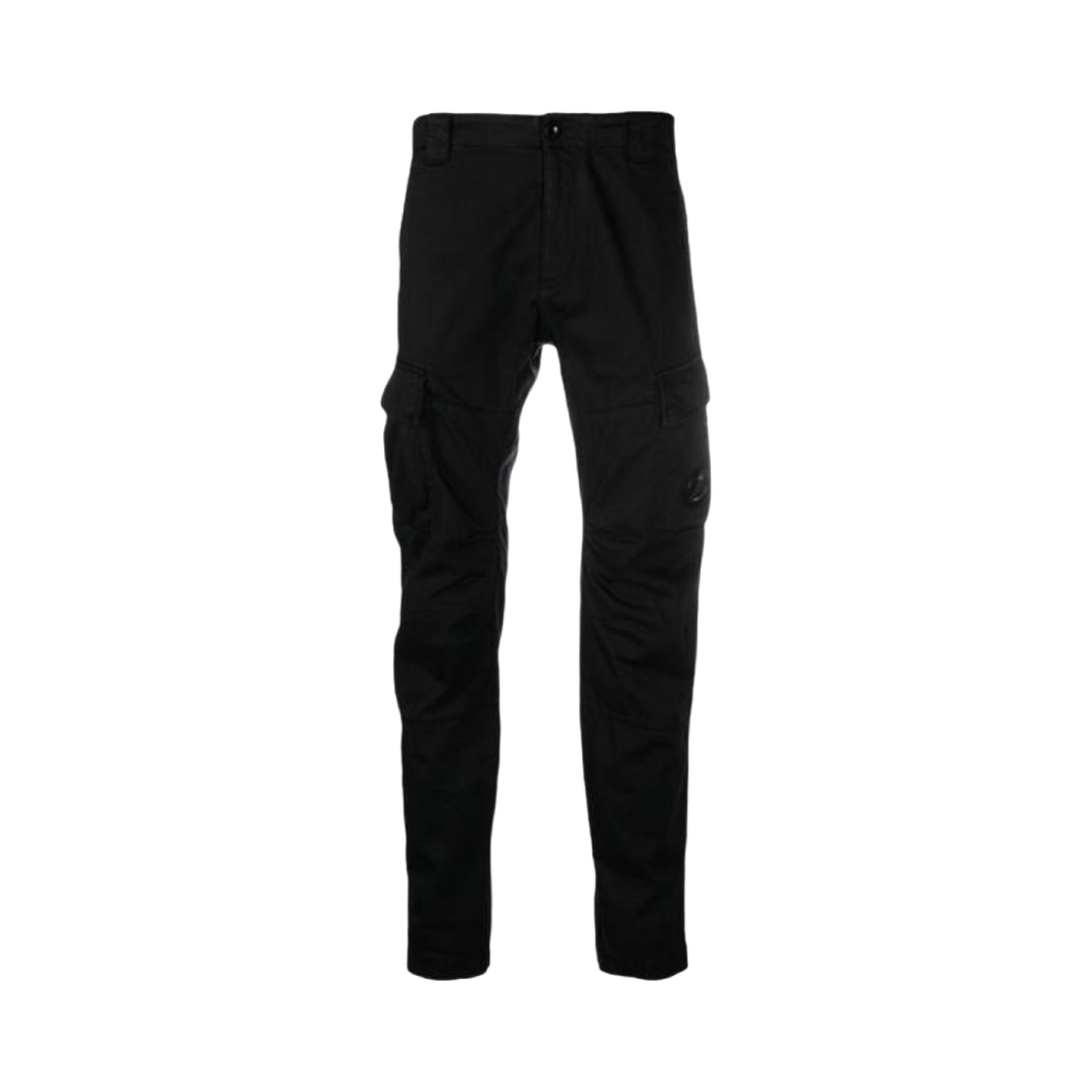 10CMPA151A005694G999 C.P. Company Stretch Sateen Garment Dyed Cargo Pants Black - 21SS