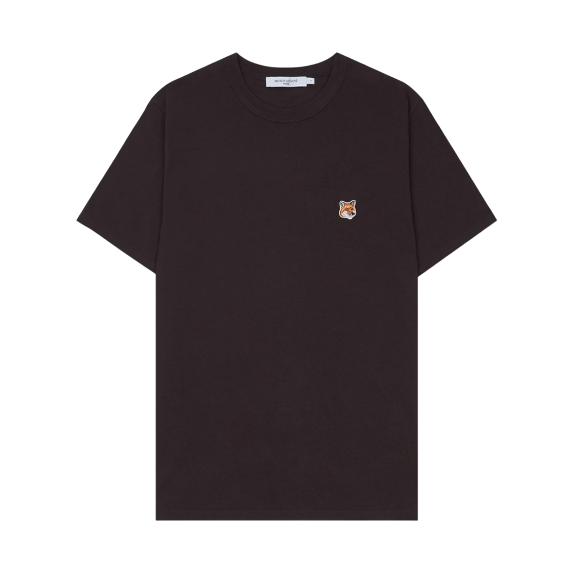 메종 키츠네 폭스 헤드 패치 클래식 티셔츠 초콜릿(Maison Kitsune Fox Head Patch Classic T-Shirt Chocolate) - 1