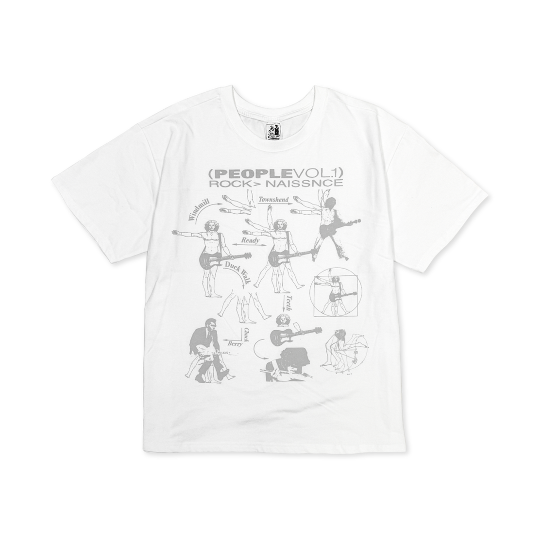 Tshirts027 DEFYCLUBROBBERS Rock NaissnceT-shirt White Gray