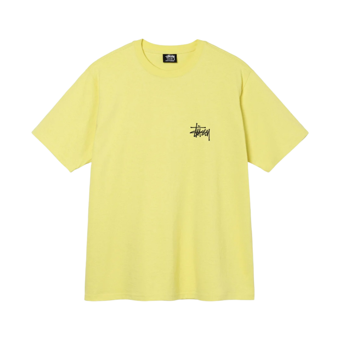 스투시 베이직 스투시 티셔츠 옐로우 2022(Stussy Basic Stussy T-Shirt Yellow 2022) - 2