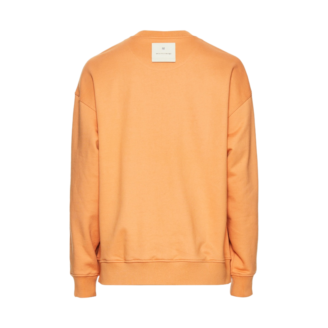 W233TS22716S Wooyoungmi Leather Patch Sweatshirt Salmon - 23FW