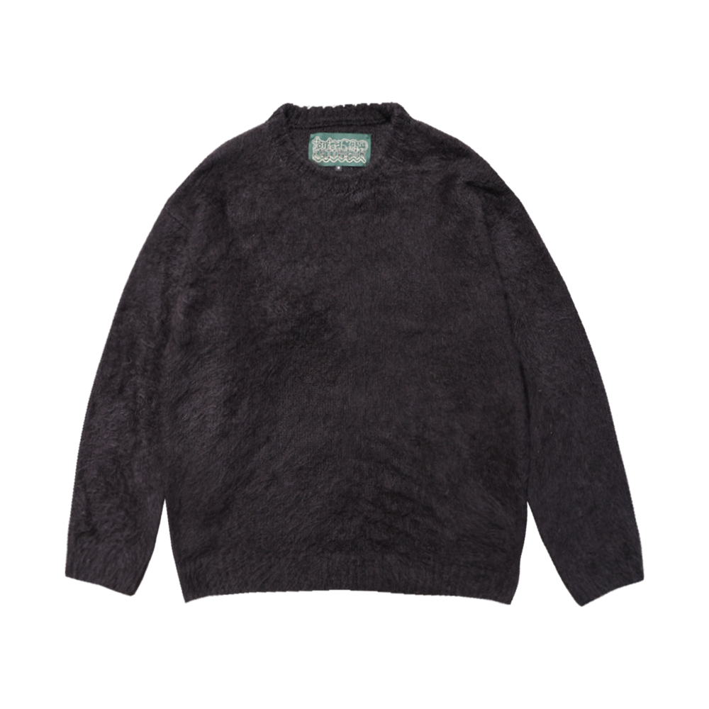 TTA42CDRL001BK TOWTOW.ARCHIVE Cozy Fuzzy Sweater Black