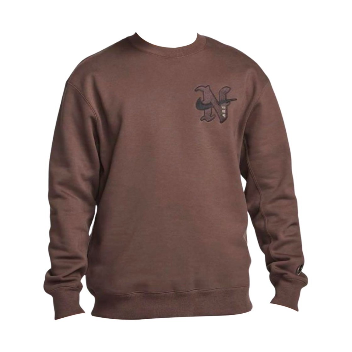 FQ8011-237 Nike NSW Fleece Crew Brown