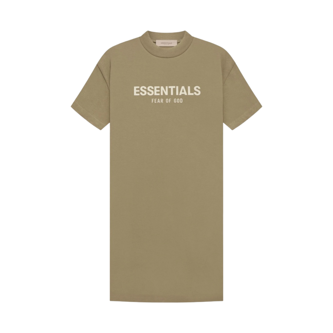 (W) 에센셜 티셔츠 드레스 오크 - 22SS((W) Essentials T-Shirt Dress Oak - 22SS) - 1