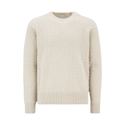 Moncler Wool Sweater Light Stone - 22FW