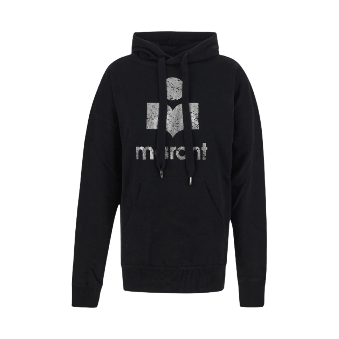 SW0001FA-A3M01E-01BK (W) Isabel Marant Mansel Oversized Hoodie Sweatshirt Black - 23FW