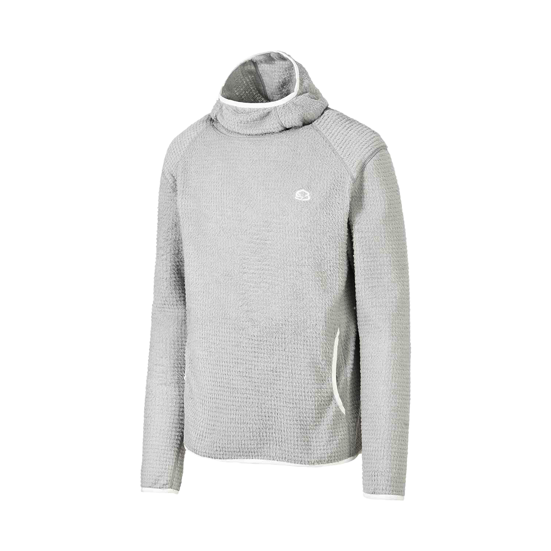 ZU1LSS2502LGY Zerogram Polartec Alpha120 Hoodie T Light Gray