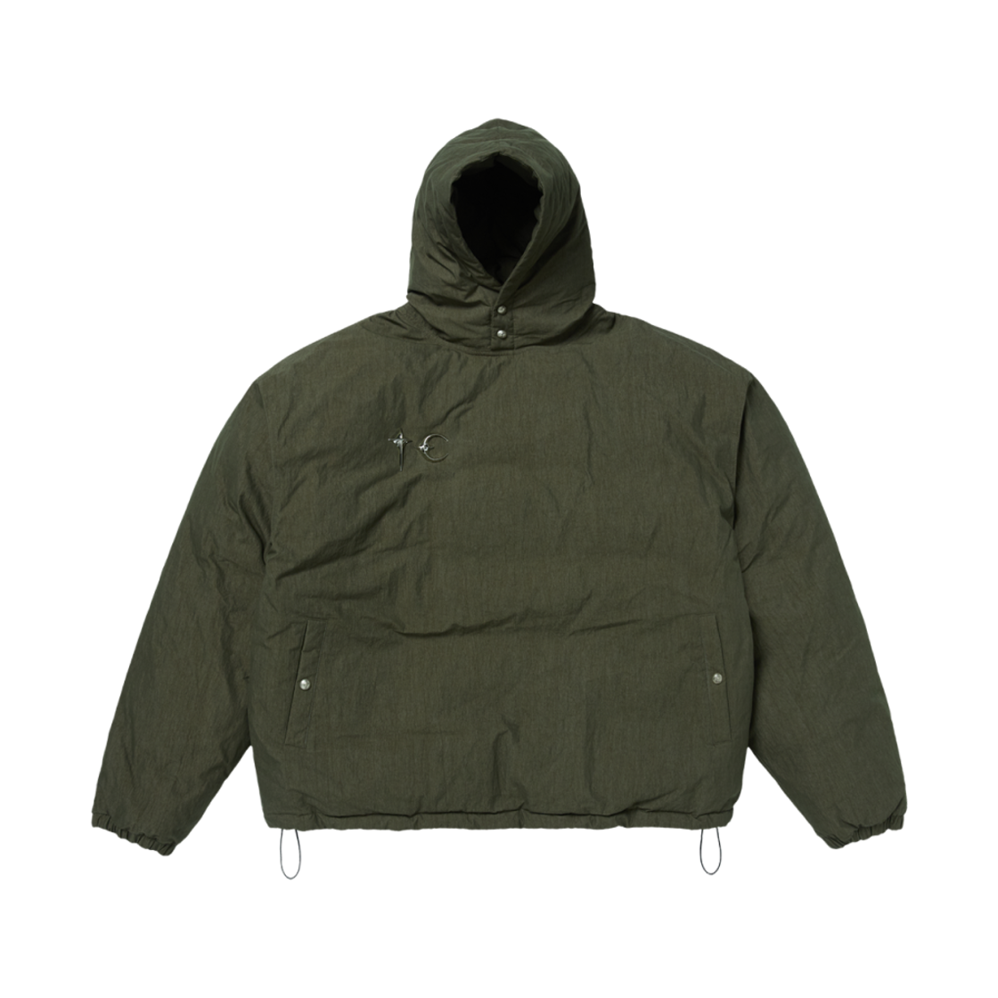 떠그 클럽 아머 다운 후드 카키(Thug Club Armor Down Hoodie Khaki)