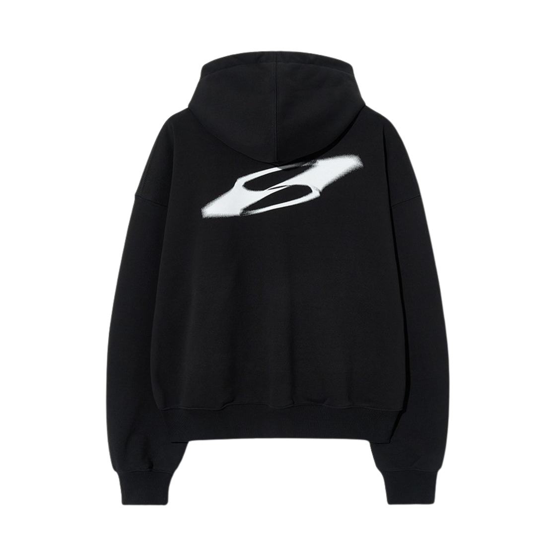 190_TIP THE IDENTITY PROJECT Grass Blurred Heavy Hoody Black