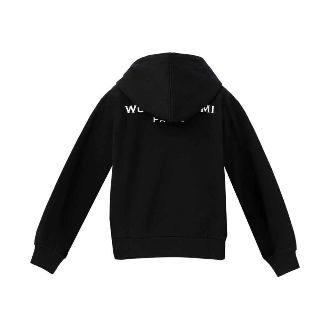 (W) 우영미 백로고 후드 티셔츠 블랙 - 24FW((W) Wooyoungmi Back Logo Hooded T-Shirt Black - 24FW) - 2