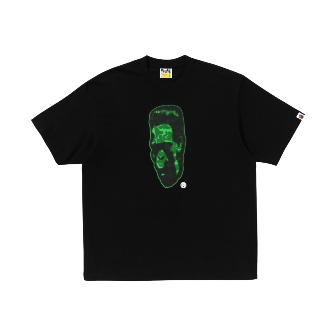 베이프 스프레이 프랑켄슈타인 릴렉스드 핏 티셔츠 블랙(BAPE Spray Frankenstein Relaxed Fit T-Shirt Black) - 1