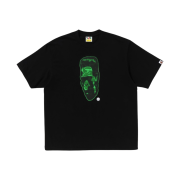 BAPE Spray Frankenstein Relaxed Fit T-Shirt Black