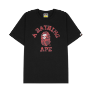 BAPE Color Camo College T-Shirt Black Red