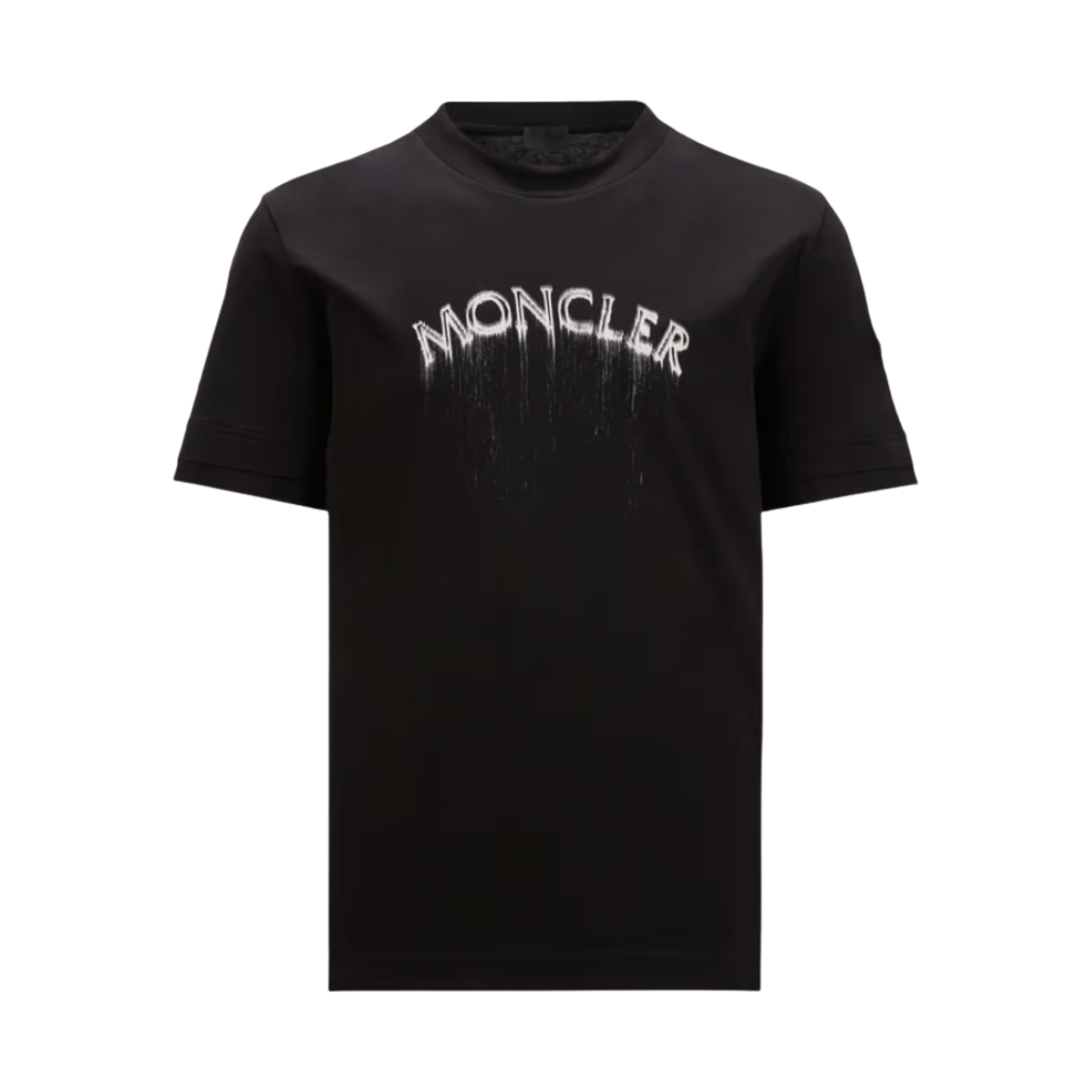 MONCLER ピクセルロゴ Tシャツ 24SS ブラック M MONCLER ピクセルロゴ Tシャツ 24SS ブラック M