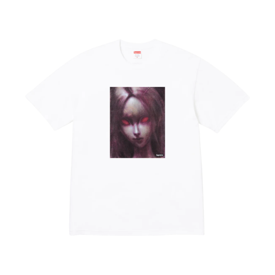 - Supreme Red Eyes T-Shirt White - 24FW