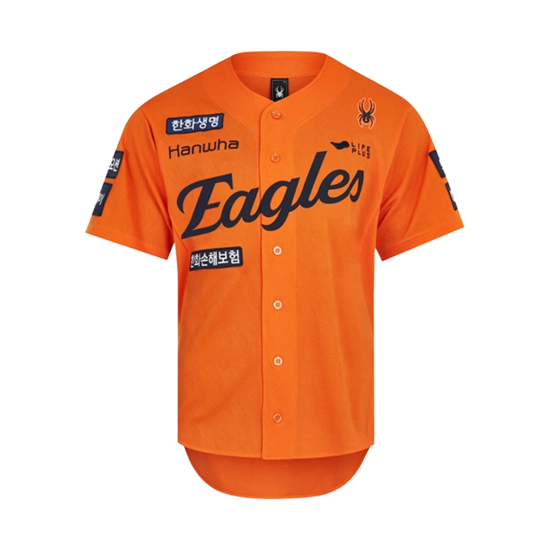 한화 이글스 스파이더 2025 어센틱 홈 유니폼 오렌지 (논 마킹 버전)(Hanwha Eagles Spyder 2025 Authentic Home Uniform Orange (Non Marking Ver.))