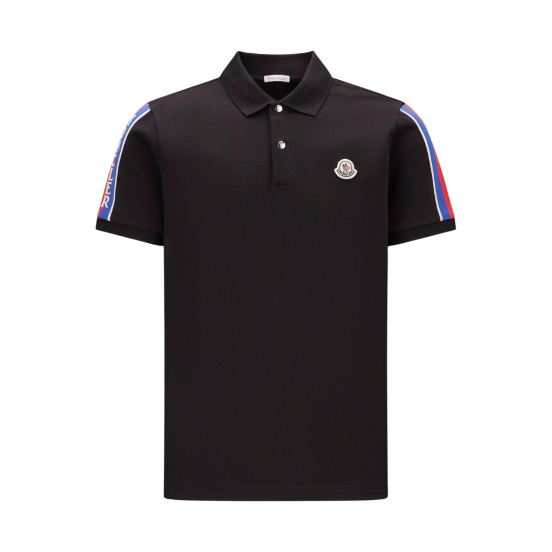 I1-091-8A00020-899UR-999 Moncler Logo Polo Shirt Black - 23SS