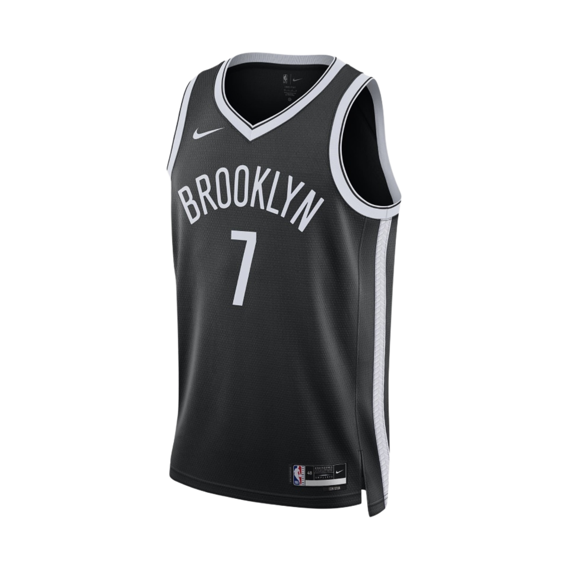 나이키 케빈 듀란트 브루클린 네츠 아이콘 에디션 2022/23 NBA 스윙맨 저지 블랙(Nike Kevin Durant Brooklyn Nets Icon Edition 2022/23 NBA Swingman Jersey Black)