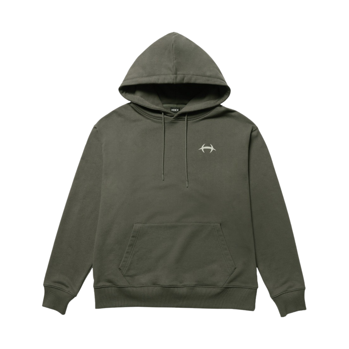 HD23FHD03M01_Smokey Brown HDEX Symbol Hoodie Smokey Brown