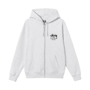 Stussy Stock DSM New York Zip Hoodie Ash Heather 2022