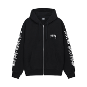Stussy Big Cities Zip Hoodie Black
