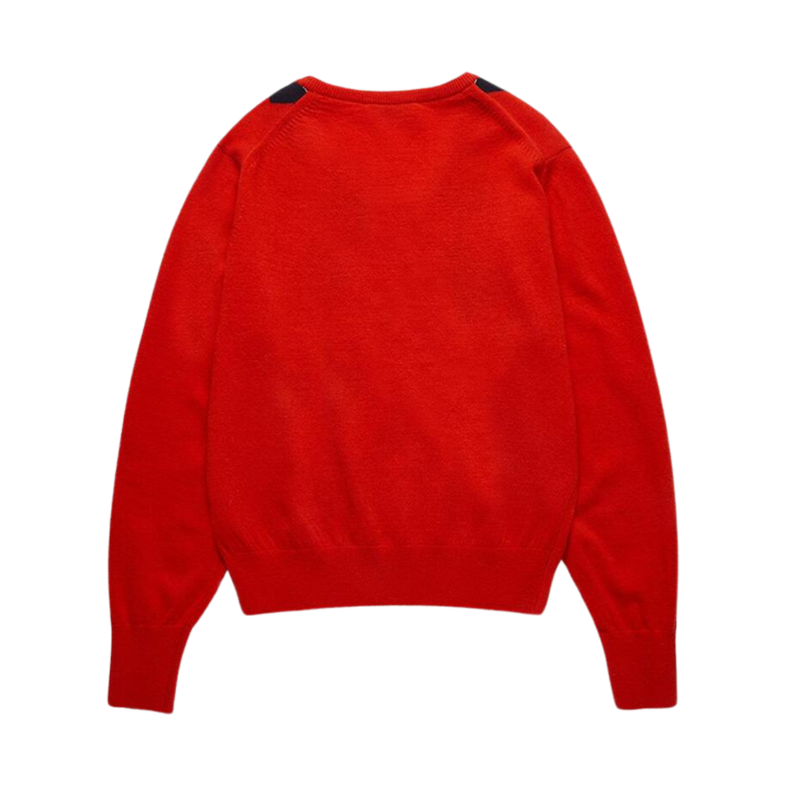 던스트 브이넥 아가일 스웨터 레드(Dunst V-Neck Argyle Sweater Red) - 2