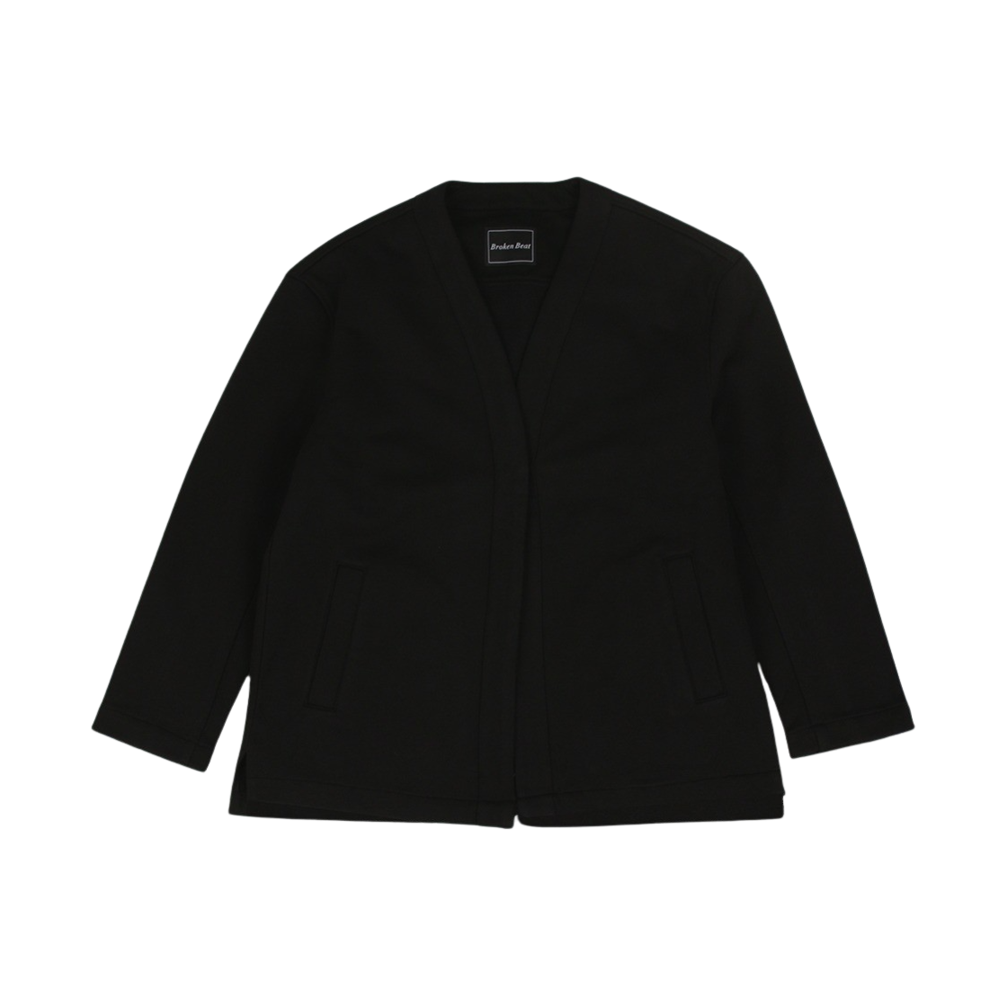 브로큰비트 저지 가디건 블랙(Broken Beat Jersey Cardigan Black)