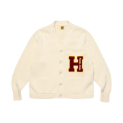 Human Made Low Gauge Knit Cardigan White