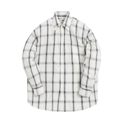 Our Legacy Borrowed Shirt White Black Optic Dissonance