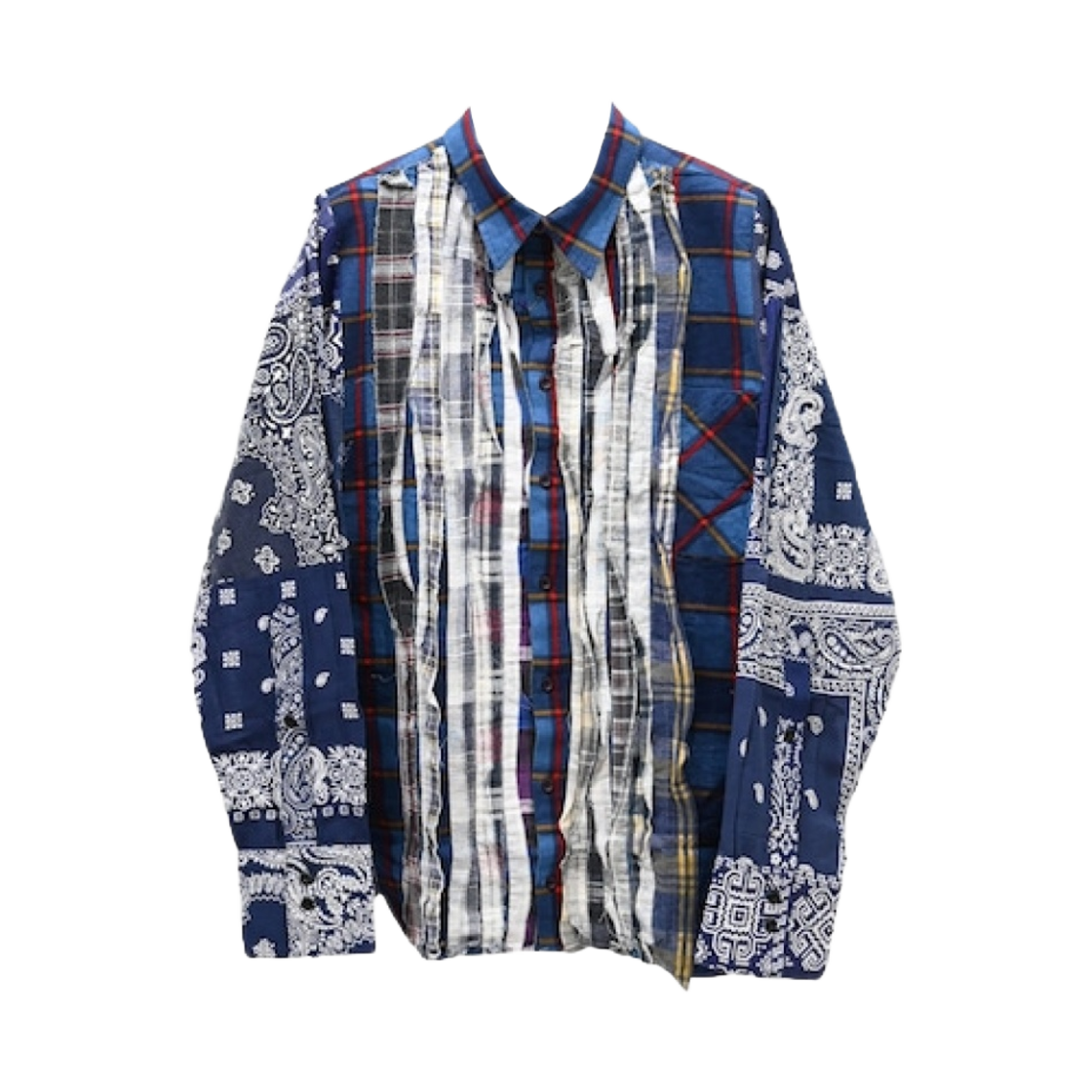 니들스 x 미야기히데타카 리본 와이드 셔츠 멀티(Needles x Miyagihidetaka Ribbon Wide Shirt Multi) - 1