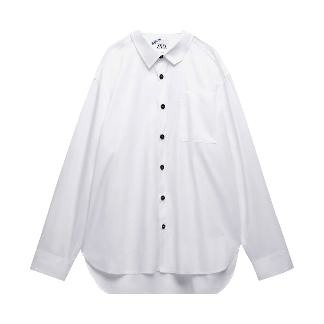 자라 x 아더에러 오버사이즈 셔츠 화이트(Zara x Ader Error Oversized Shirt White)