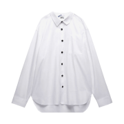 Zara x Ader Error Oversized Shirt White