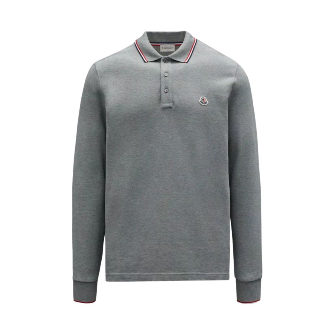 몽클레르 롱슬리브 폴로 셔츠 그레이 - 23FW(Moncler Long Sleeve Polo Shirt Gray - 23FW) - 1