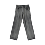 Wooyoungmi Wide Washing Denim Pants Grey - 25SS