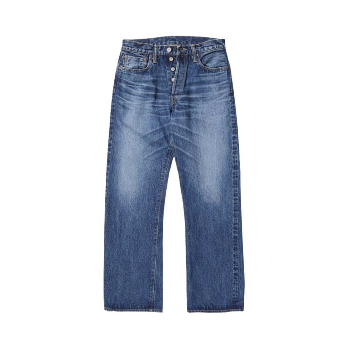 슈가 케인 14.25온즈 데님 1947 이어 에이지드 모델 레귤러 스트레이트 하드 워시(Sugar Cane 14.25 oz. Denim 1947 Aged Model Regular Straight Hard Wash)