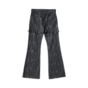 Kapital 12 oz. Magpie Denim 5P Apron-Okabellbo Black