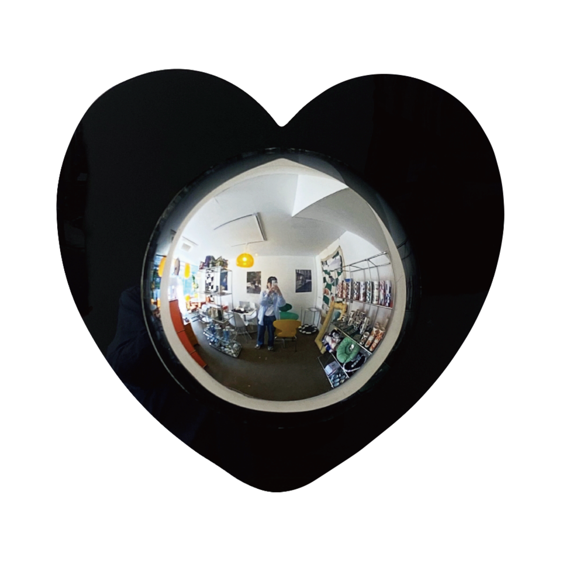 유라이크왓 하트 볼록거울([3% 포인트 적립] you like what Heart Acrylic Convex Mirror) - 1