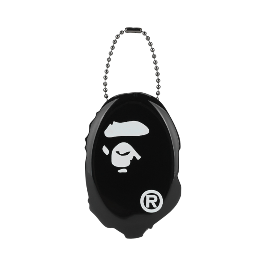 베이프 에이프 헤드 코인 케이스 M 블랙(BAPE Ape Head Coin Case M Black)