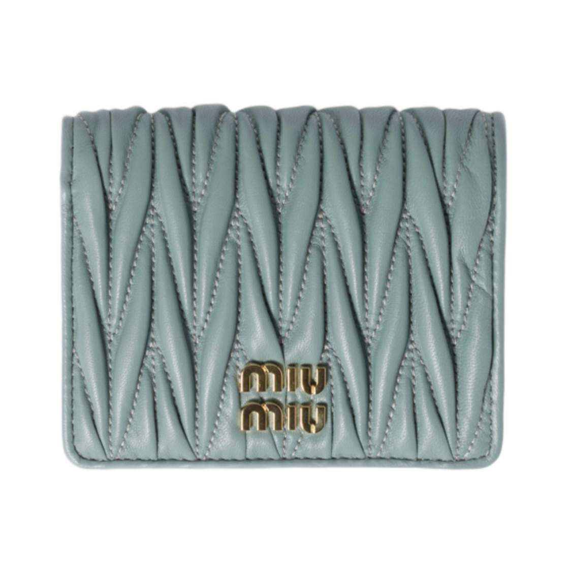 미우 미우 마테라쎄 나파 레더 월렛 메리골드(Miu Miu Matelasse Nappa Leather Wallet Marigold)