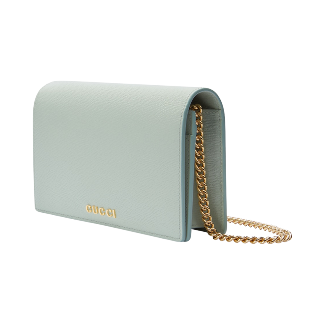 구찌 체인 지갑 구찌 스크립트 페일 그린 레더(Gucci Chain Wallet with Gucci Script Pale Green Leather) - 2